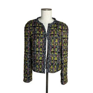 Weill Paris Tweed Blazer Womens Size 6 Alpaca Boucle Jacket Old Money Classic